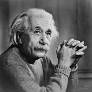 A photo of Einstein